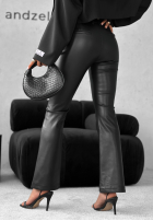 Skórzane spodnie skinny Wish I Knew czarne