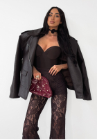 Body bez ramiączek La Milla Luminous Lyrics czekoladowe