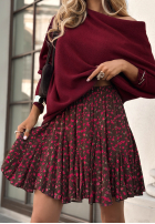 Sweter oversize Found Each Other burgundowy II