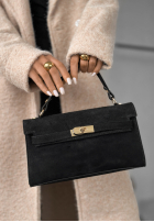 Zamszowa torebka Weekend Only czarna