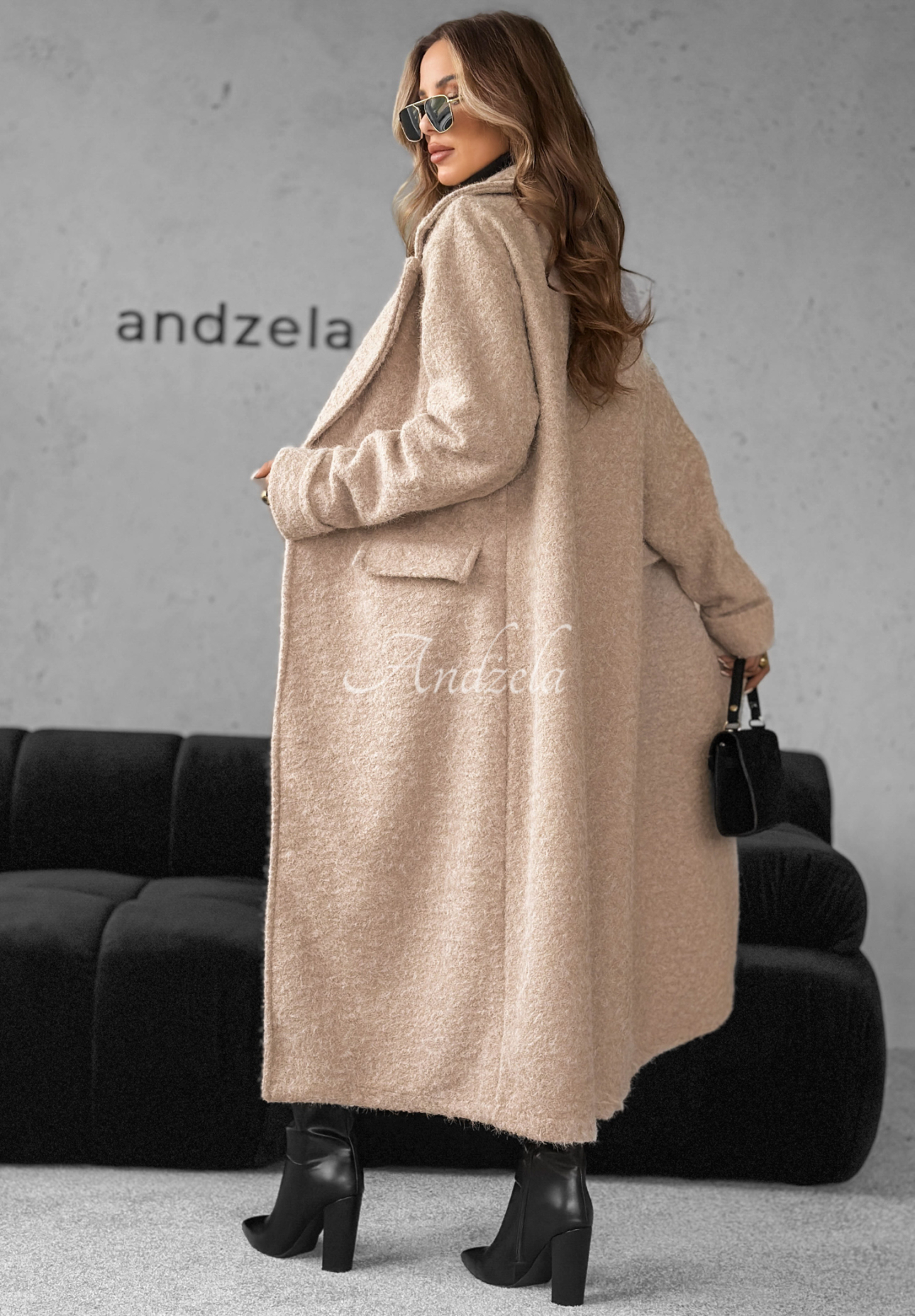 Long sheepskin coat City Of Bergen beige