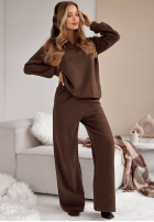 Komplet dresowy bluza i spodnie Better Alone czekoladowy