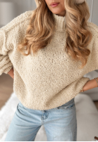 Sweter Comfy And Fluffy beżowy