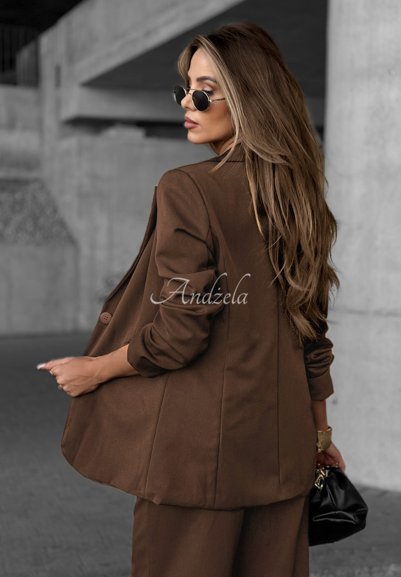 Until You Ask light chocolate blazer