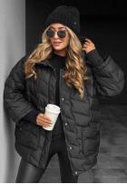 Puchowa kurtka Choose Yourself czarna