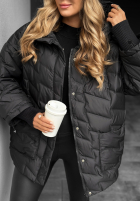 Puchowa kurtka Choose Yourself czarna