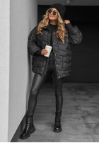 Puchowa kurtka Choose Yourself czarna