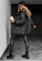 Puchowa kurtka Choose Yourself czarna