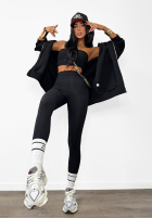 Legginsy z zapiętkami La Milla Just Waiting czarne