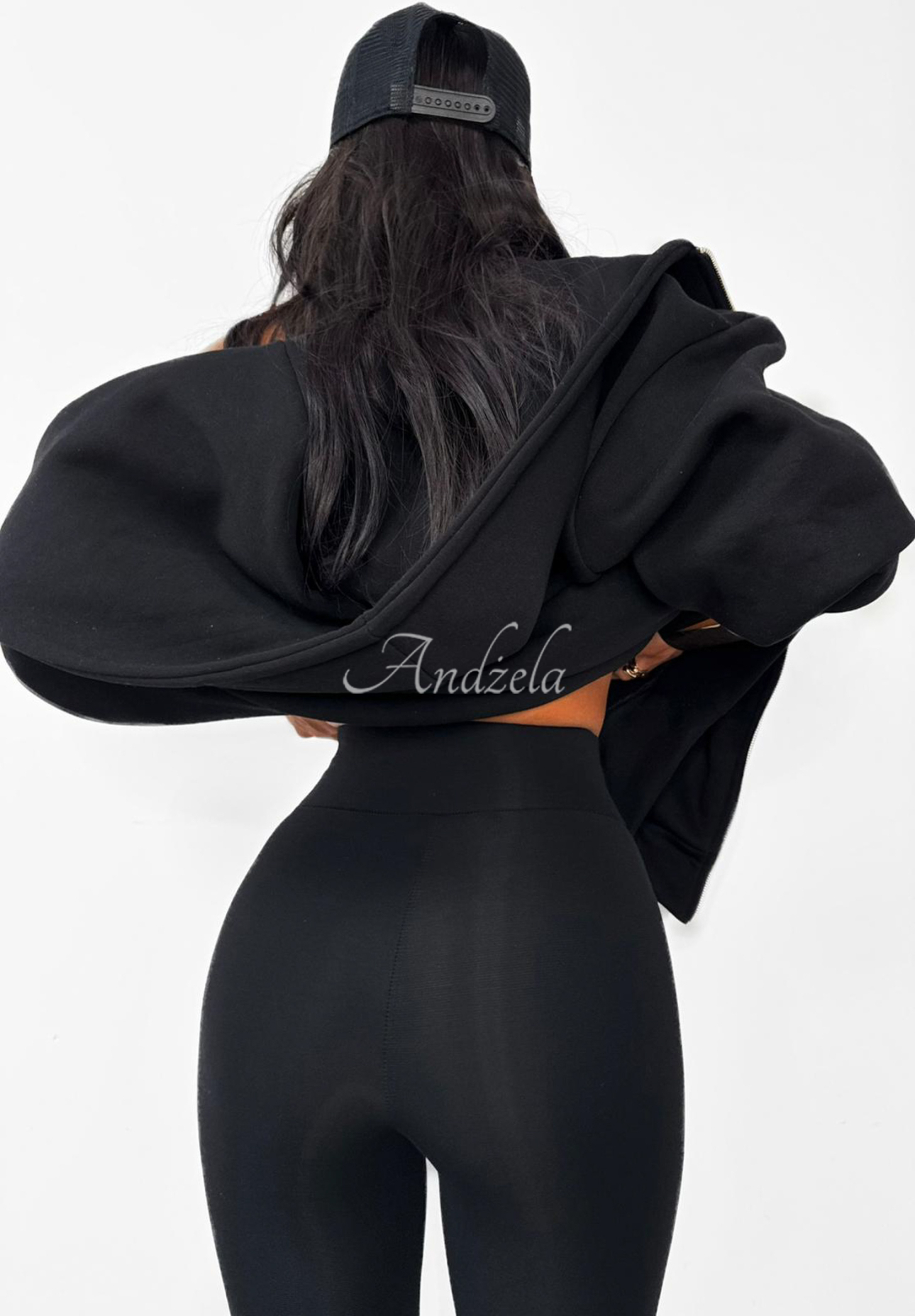 Viscose ski leggings with heels La Milla Just Waiting black