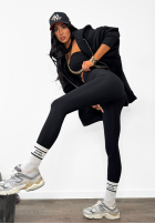 Legginsy z zapiętkami La Milla Just Waiting czarne