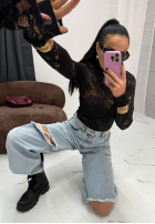 Koronkowa bluzka La Milla I'm Yours czarna