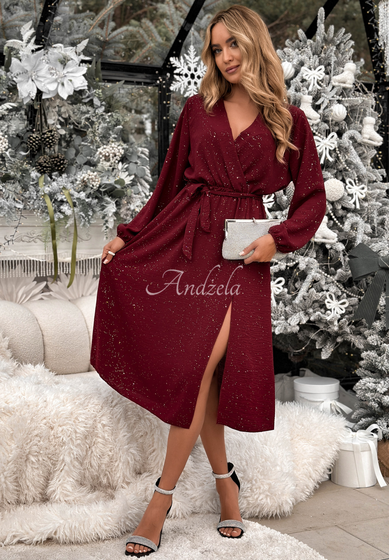 blue white dresses for women & Damask Print Flowy Midi Dress PRODUCT:DD3885CA-137WB Color:CYPRESS DVF Diane Von Furstenberg