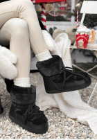 Śniegowce z futerkiem End Of Year czarne