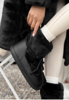 Śniegowce z futerkiem End Of Year czarne