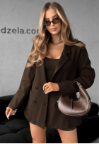 Marynarka z guzikami Your Move czekoladowa