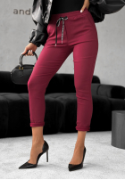 Spodnie Harwinton jasnoburgundowe