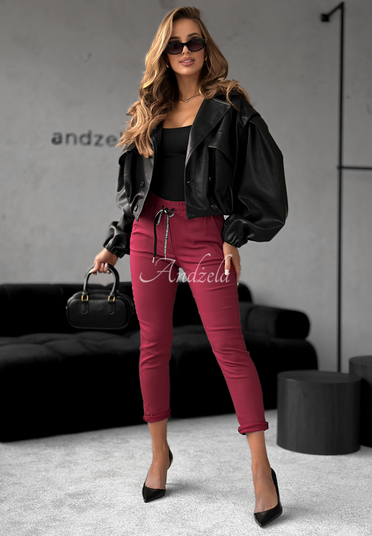 Harwinton light burgundy pants