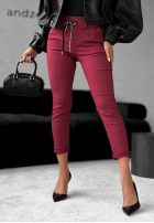 Spodnie Harwinton jasnoburgundowe