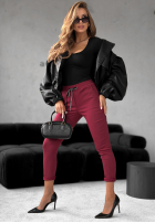 Spodnie Harwinton jasnoburgundowe