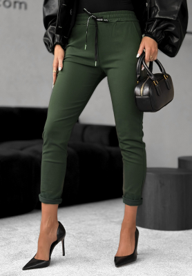 Spodnie Harwinton ciemny khaki