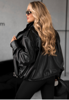 Skórzana kurtka Choosing Myself czarna