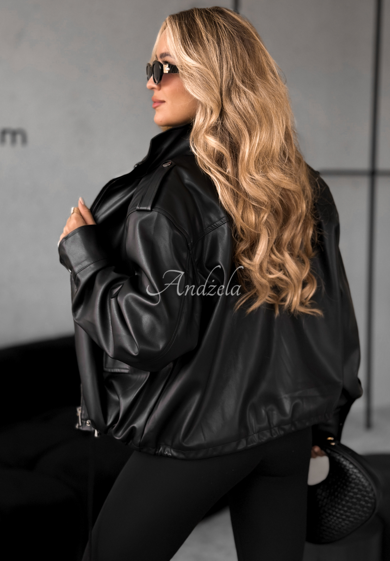 Choosing Myself leather jacket black