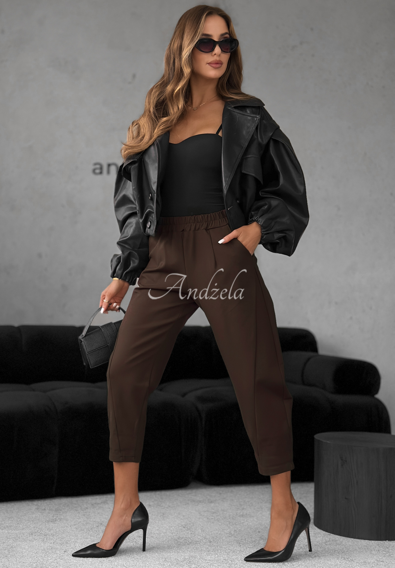 Viscose banana It Was Real chocolate pants