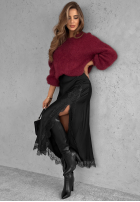 Sweter Warm Hug burgundowy