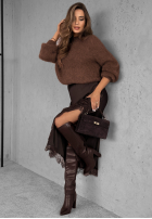 Sweter Warm Hug czekoladowy