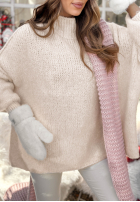 Sweter oversize October Chill beżowy