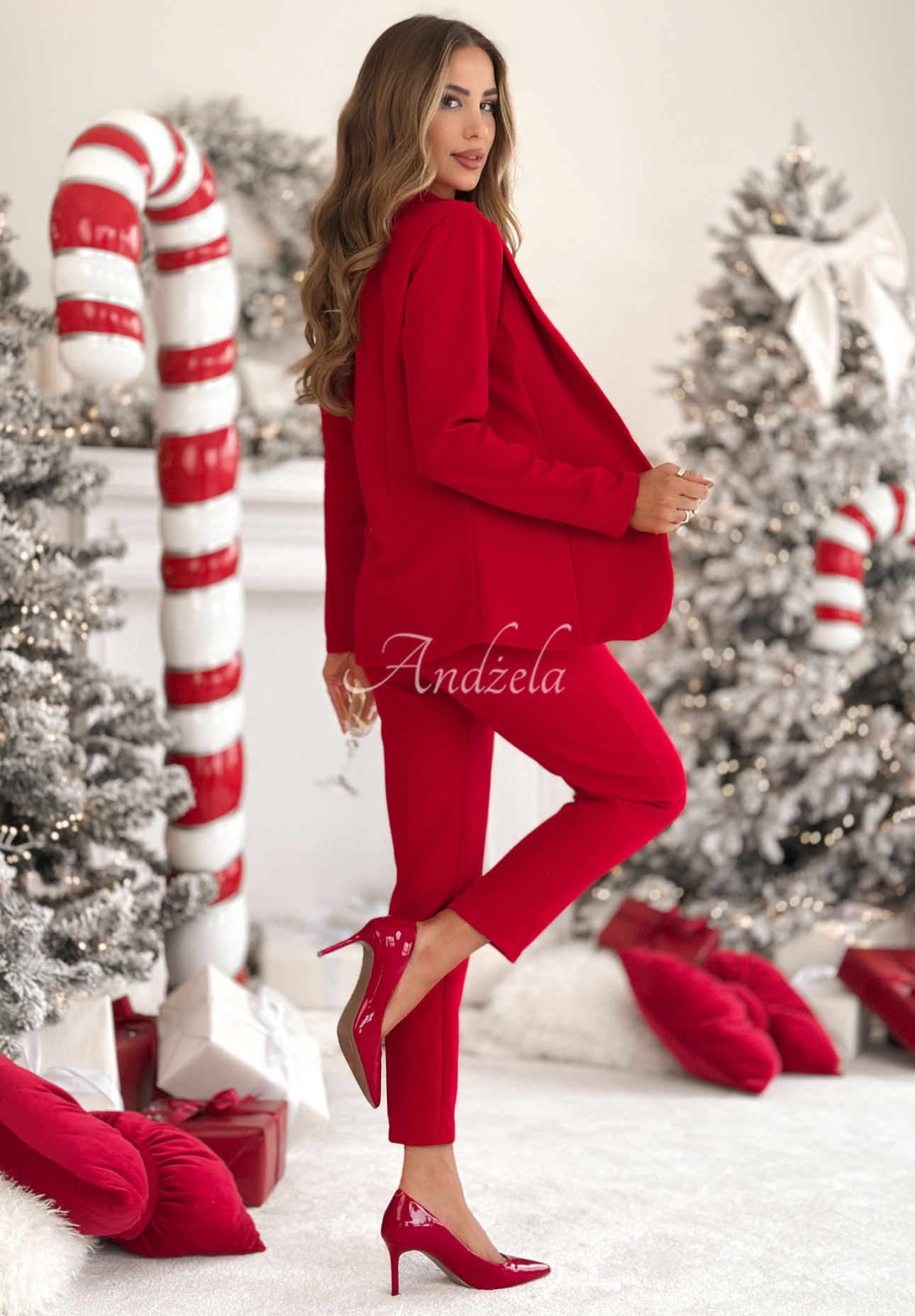 Jacket and pants set Don't Start red