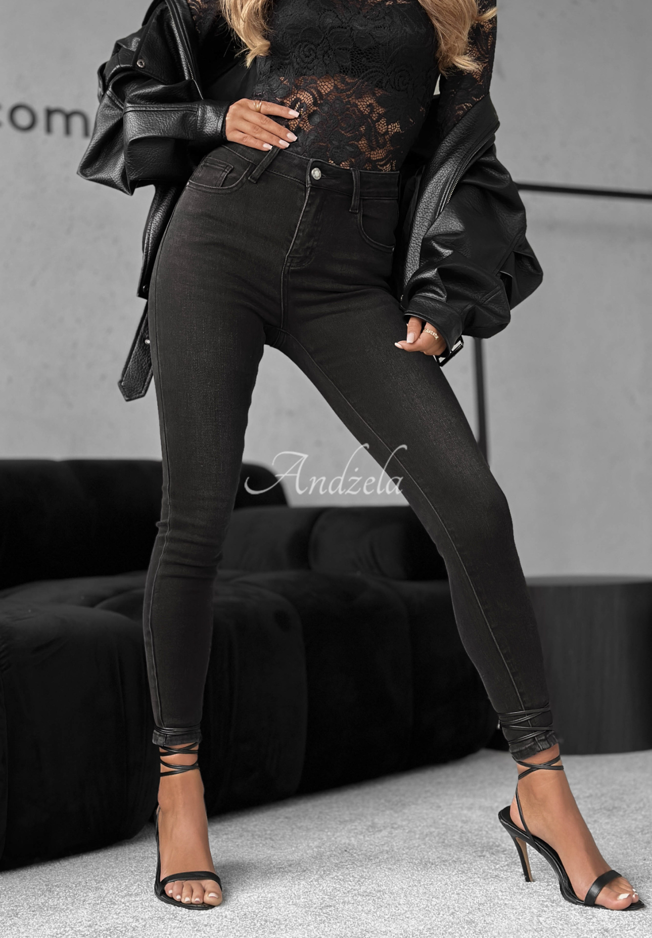 Denim skinny pants To Get Started dark grey