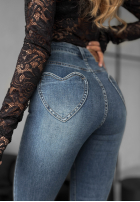 Spodnie jeansowe skinny To Get Started niebieskie