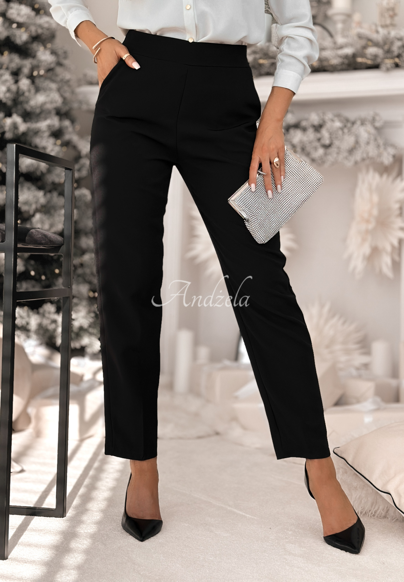 No Idea cigarette pants black