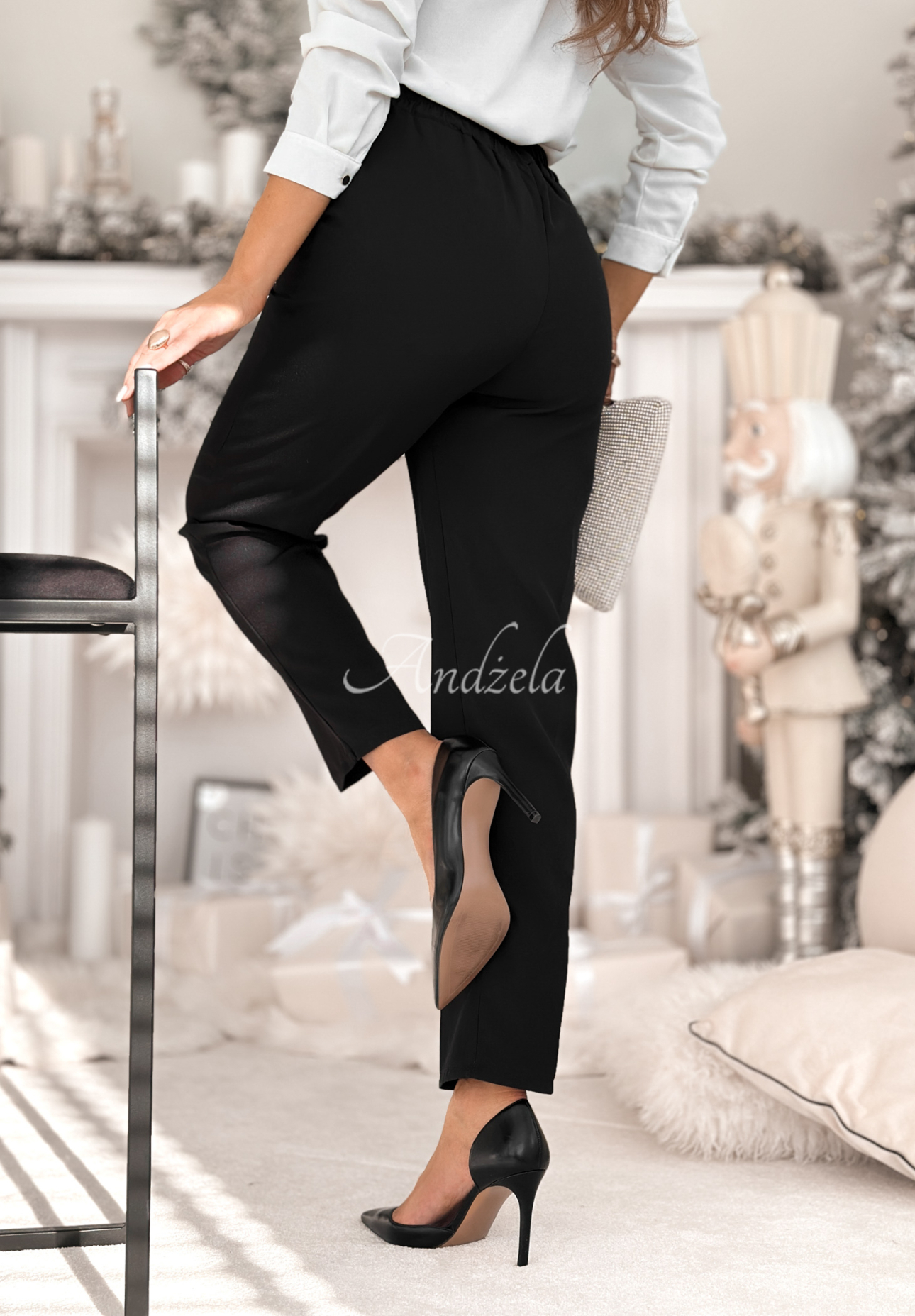 No Idea cigarette pants black