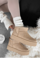 zamszowe Boots Crunchy Snow in beige