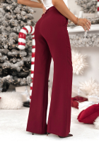 Komplet marynarka i spodnie Say My Name burgundowy