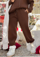 Komplet dresowy bluza i spodnie Chill Code czekoladowy