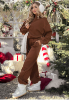 Komplet dresowy Comfy Duette czekoladowy