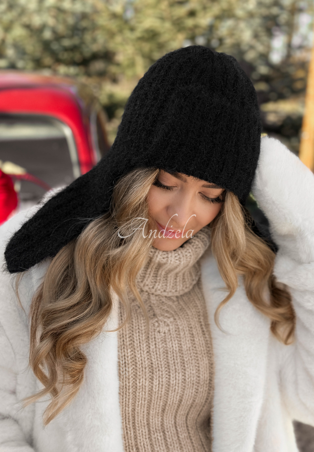 Czapka pilotka First Frost czarna