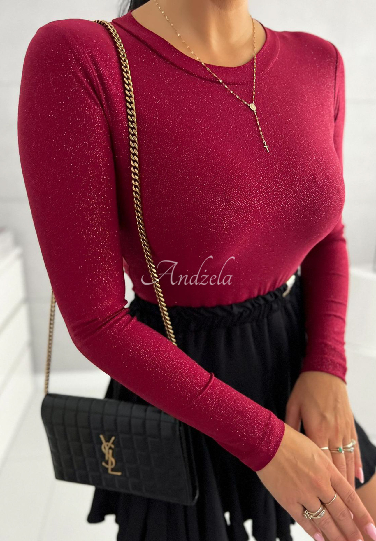 Shiny body Really Simple burgundy