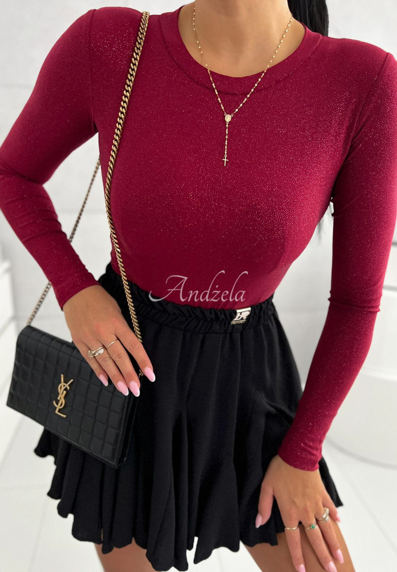 Shiny body Really Simple burgundy