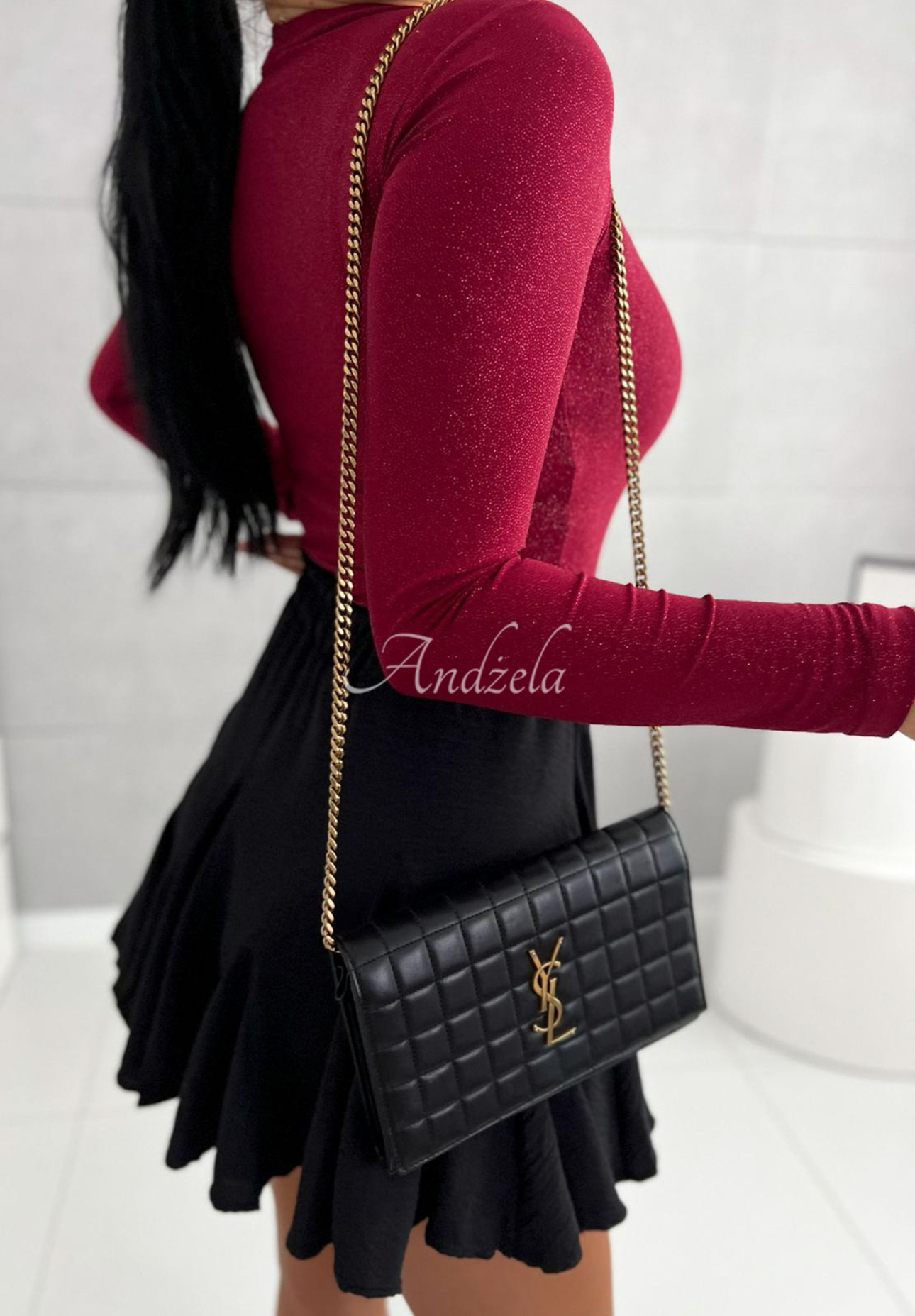 Shiny body Really Simple burgundy