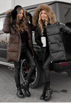 Długa Pikowana Jacket The Luckiest in black