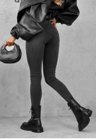 Spodnie jeansowe skinny Not Too Much szare