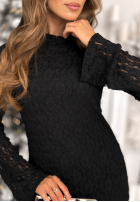 Koronkowa sukienka mini Compliments For Me czarna