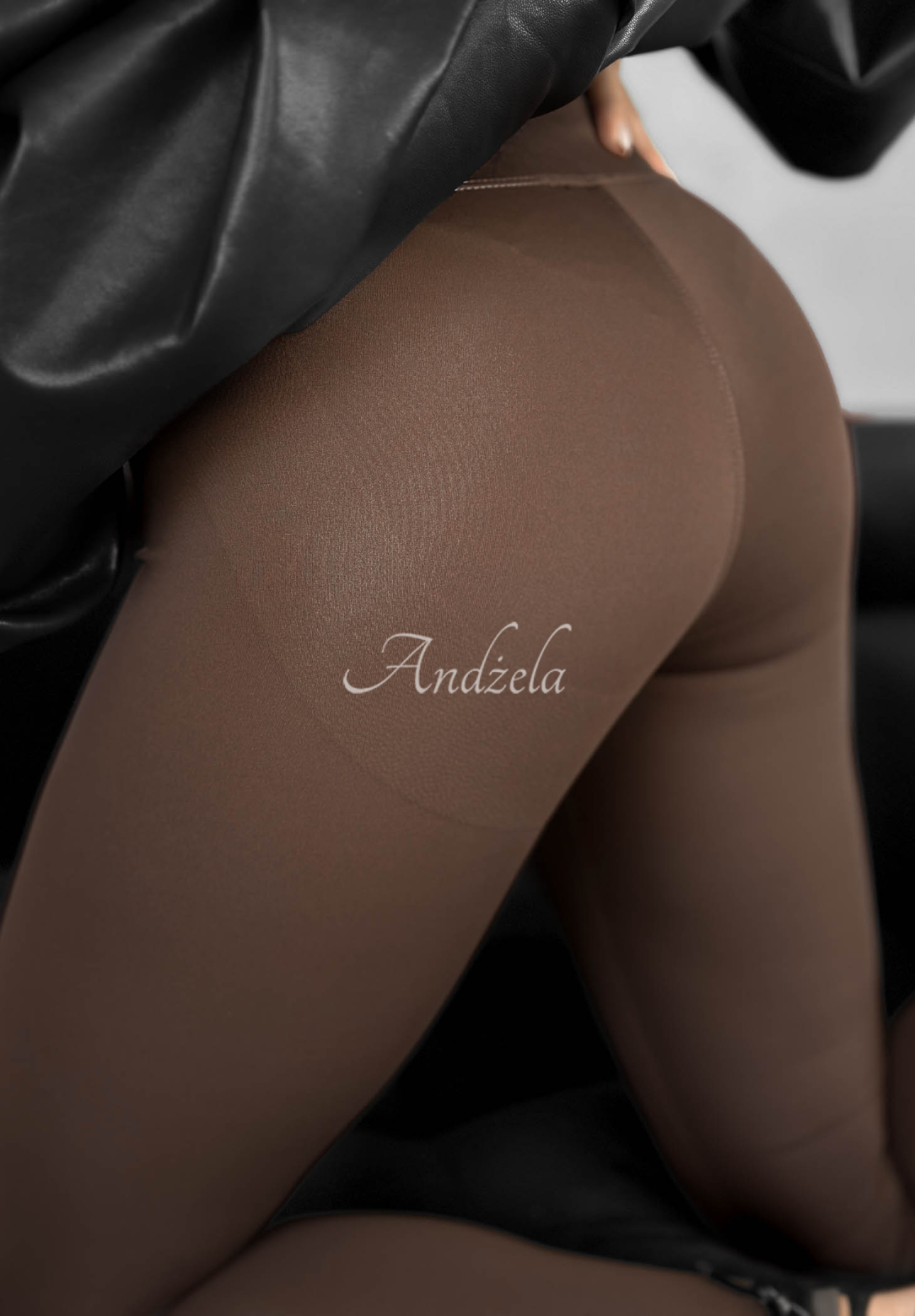 Modelujące legginsy Too Good czekoladowe
