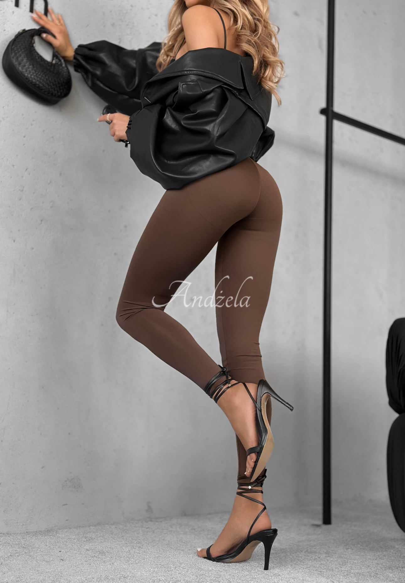 Modelujące legginsy Too Good czekoladowe