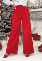 Spodnie z przeszyciami After You Left czerwone